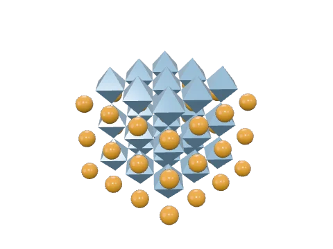 BaTiO₃ (barium titanate) 3D model