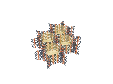 COF-5 3D model