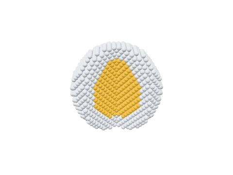 Au@Ag core–shell (atoms), rendered in 3D