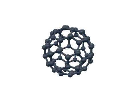 Fullerene, rendered in 3D