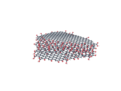 Graphene oxide 3D model