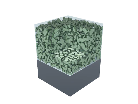 Battery materials 3D model