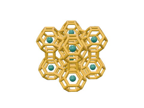 Zeolites 3D model