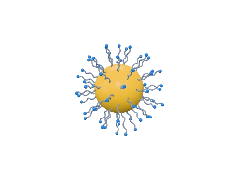 Nanoparticle, rendered in 3D