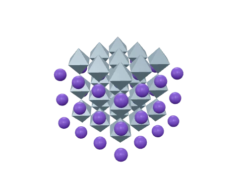 Perovskite, rendered in 3D