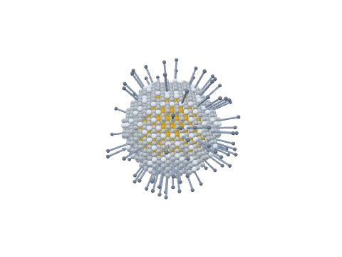 Quantum dot, rendered in 3D