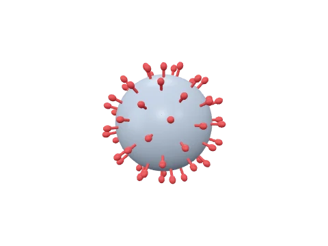 Virus, rendered in 3D