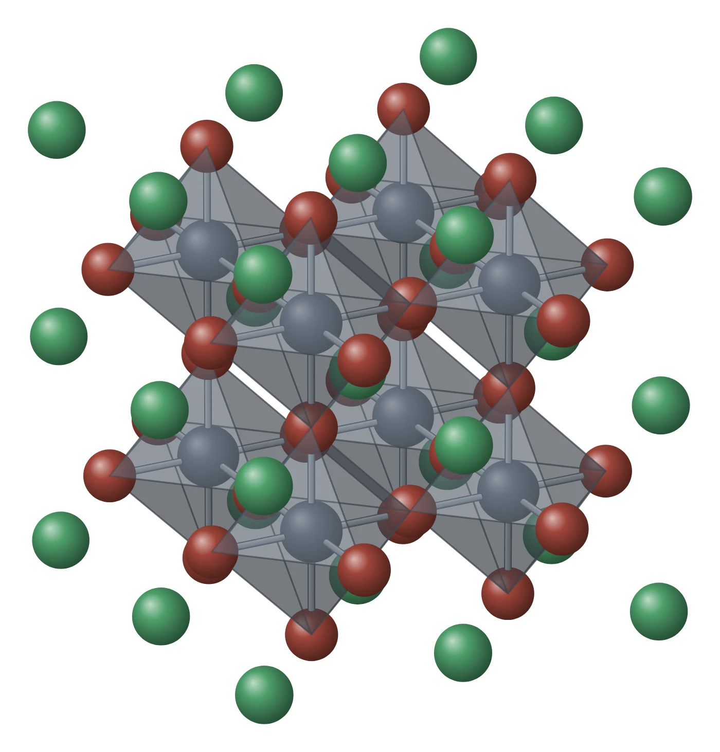 MAPbI₃ structure drawn as a LabCanvas Library object