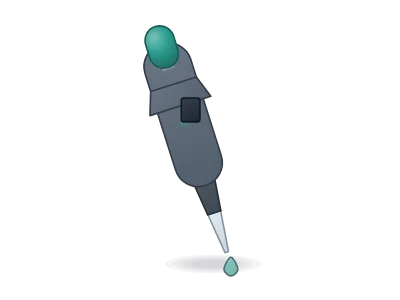 Pipette: Icons for AI-driven, self-driving labs: robot arm, liquid-handling robot, pipette, well plate, AI chip, neural network, AI brain, server, GPU, database, cloud, LLM agent, machine-vision camera, mobile robot, automated reactor, closed loop, Bayesian optimisation, digital twin, IoT sensor, dashboard, sample tracking and workflow; 3D, flat or outline, in your colours