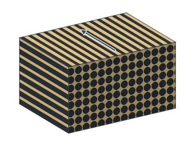 Unidirectional composite, square packing (3D): Fibre composites in 3D: a cut block of unidirectional composite with hexagonal, square or random fibre packing (fibre ends on one face, fibres lengthwise on the others), a carbon/glass hybrid, short fibres random or aligned, particle-reinforced, one fibre with its interphase, and the rule-of-mixtures chart (E₁, E₂ against fibre fraction); carbon, glass, aramid, basalt or flax fibres; editable labels