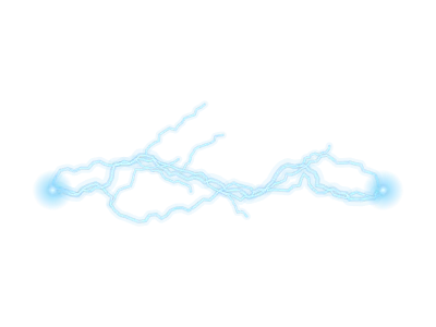 Arc between electrodes: Branching electric arcs with glow: discharge, electrochemistry, lightning