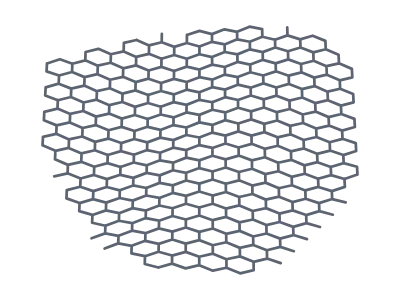 Graphene (perspective): 2D material sheet: graphene, h-BN, MoS₂ or MXene, flat or tilted