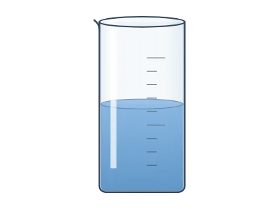 Tall-form beaker, a LabCanvas science object