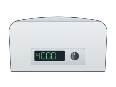Centrifuge: Benchtop centrifuge with lid, speed display and controls