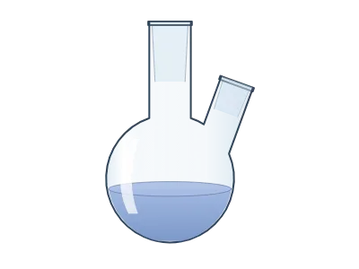 Two-neck flask, a LabCanvas science object