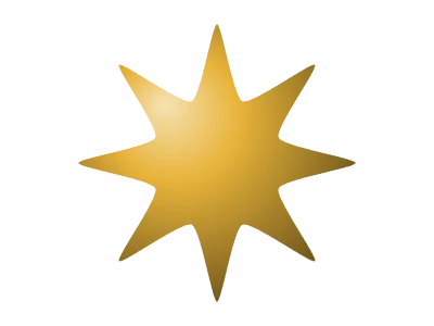 Nanostar: Gold or polymer particle with a ligand corona