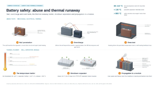 Battery safety: abuse and thermal runaway: editable figure template