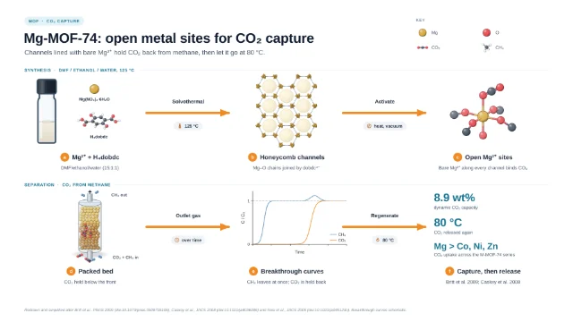 Mg-MOF-74: open metal sites for CO₂ capture: editable figure template