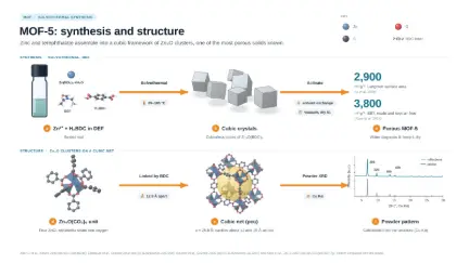 MOF-5: synthesis and structure: editable graphical abstract template