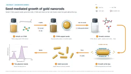 Seed-mediated growth of gold nanorods: editable graphical abstract template