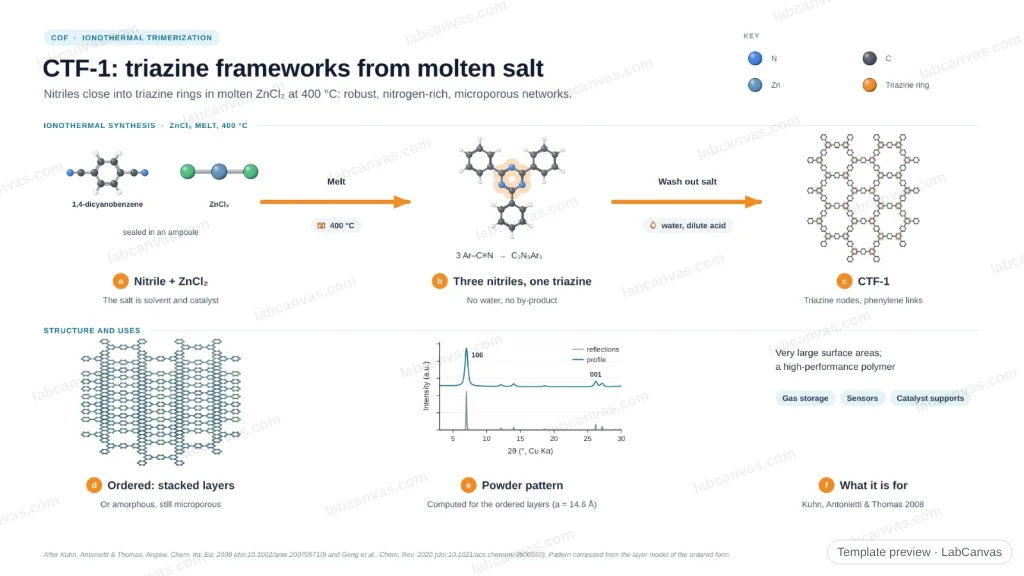 CTF-1: triazine frameworks from molten salt: preview of the editable figure template