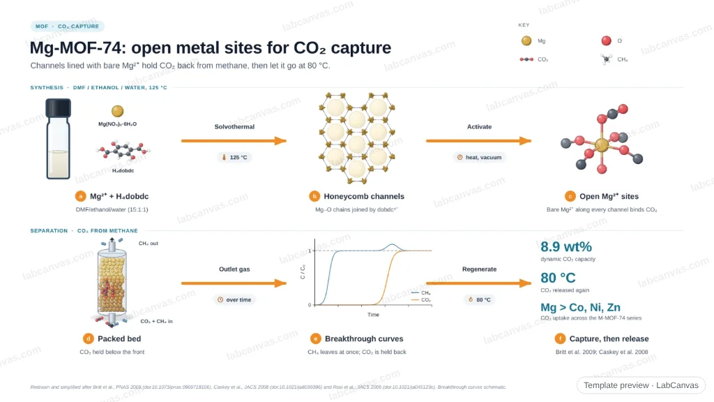 Mg-MOF-74: open metal sites for CO₂ capture: preview of the editable figure template