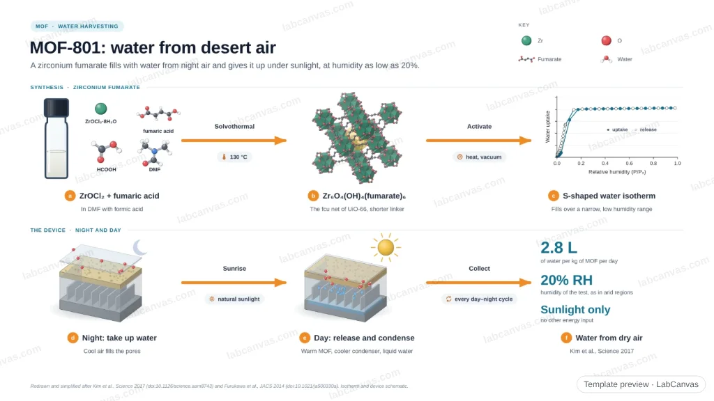 MOF-801: water from desert air: preview of the editable figure template
